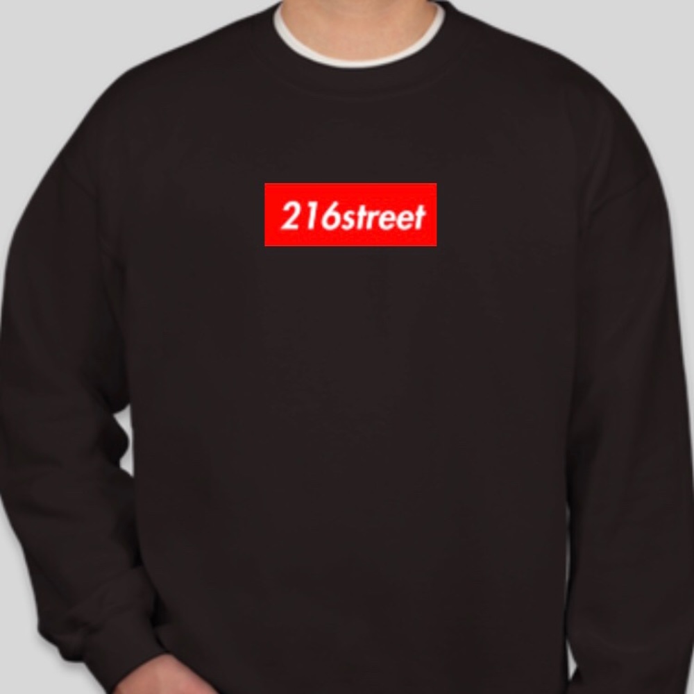 216street Crew Neck- Black